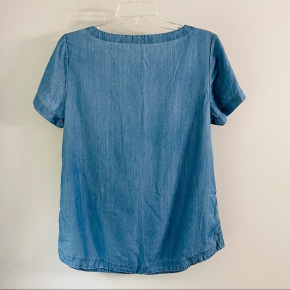 Crown & Ivy Denim Blouse - Picture 6 of 7
